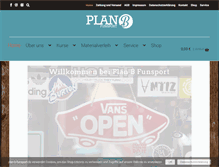 Tablet Screenshot of plan-b-funsport.de